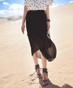 PEI&Co. 2015夏季雙層設計感雪紡包臀裙